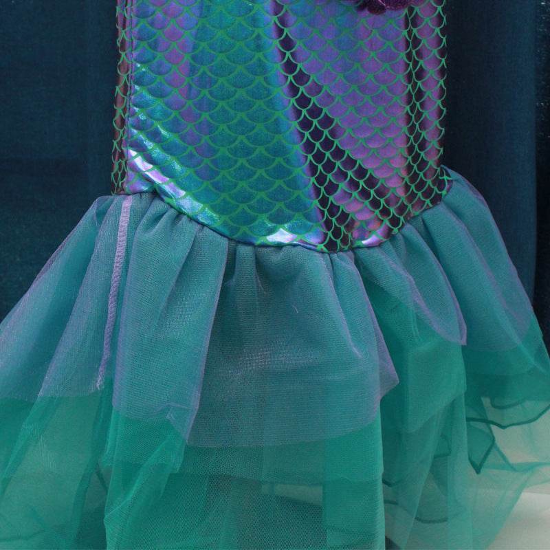 Princess Dress Mermaid Dress Sea Birthday Prom Performance Dress Performance Costume - Mubimart