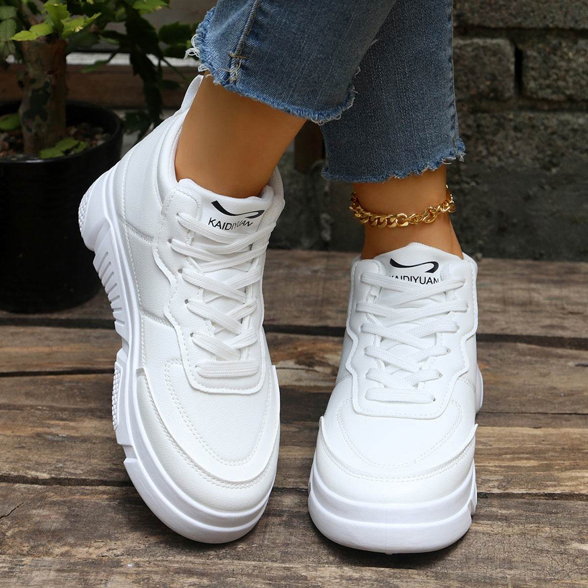 Leisure Sneaker Comfortable Platform - Mubimart