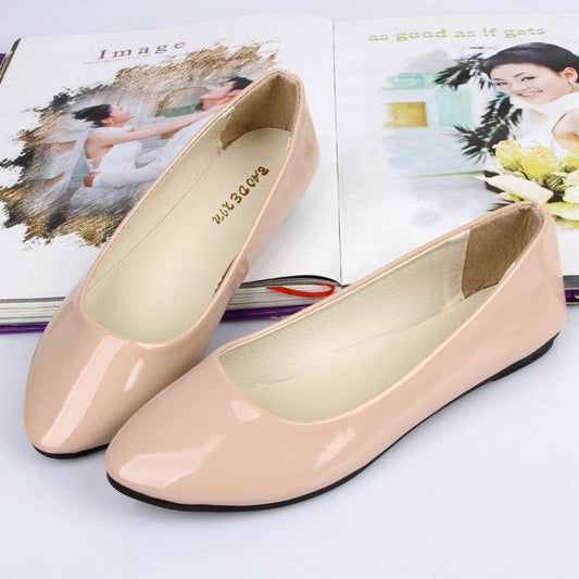Fashion Korean Style Shoes Flat Pointed Toe - Mubimart