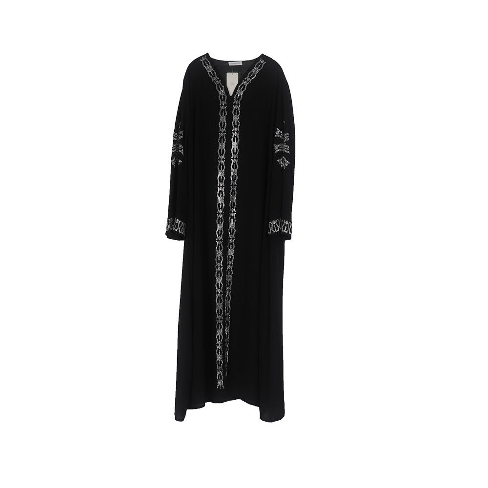 Ethnic Style Plus Size Dress Middle East Muslim Style Robe - Mubimart -  