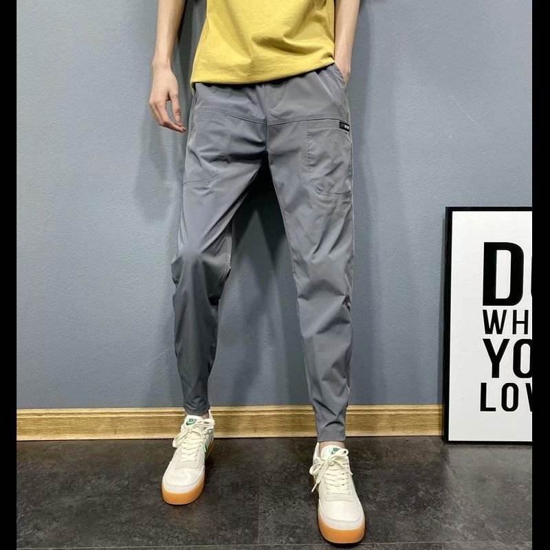 Casual Slim-fitting Fashion Brand Drawstring Jogger Pants - Mubimart