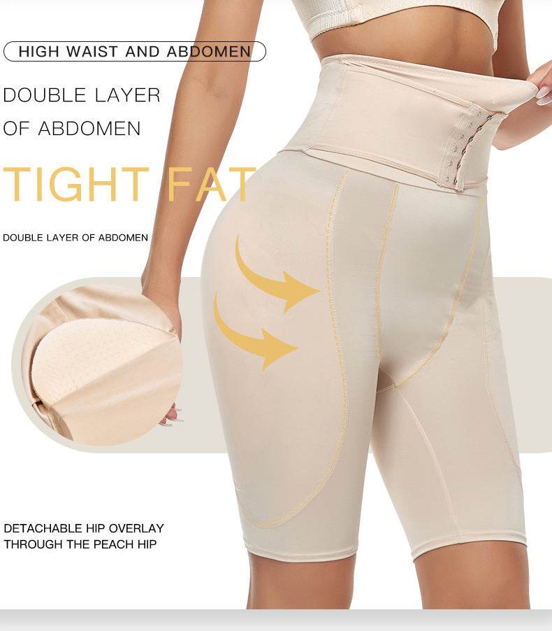 Body Shaper Pants With Foam Insert Fake Butt Body Shaper - Mubimart
