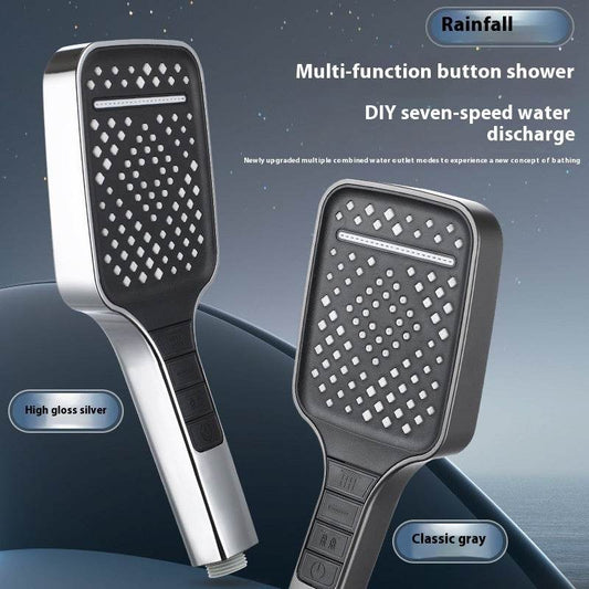 Handheld Rain Supercharged Shower Head - Mubimart