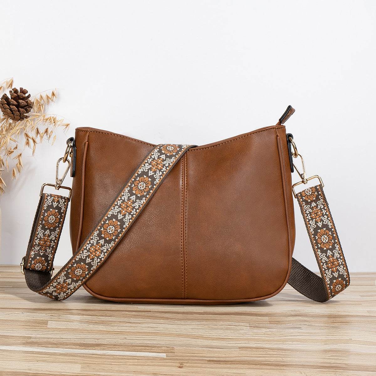 Crossbody Shoulder Bag Simple Fashion Women - Mubimart