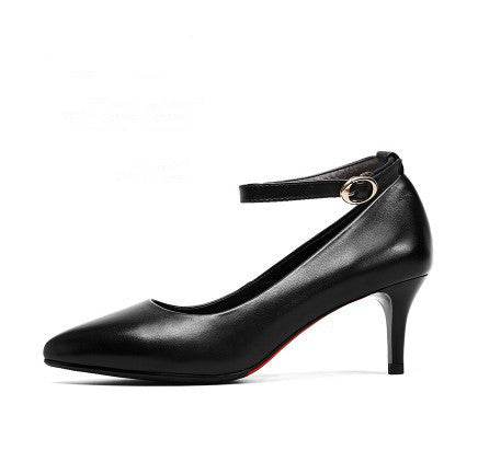 Pointed Toe Professional High Heel Work Shoes - Mubimart