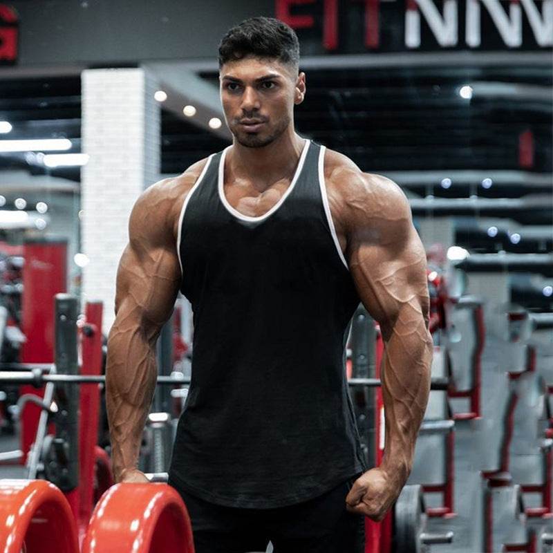 Men's Fashion Casual Fitness Undershirt Sports Bottoming Shirt - Mubimart