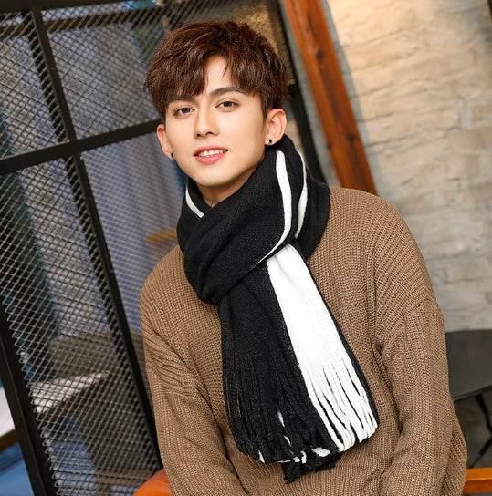Men Scarves Can Match Colors Fashion - Mubimart