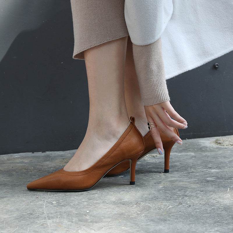 Work Elastic And Simple New Spring Women's Shoes - Mubimart