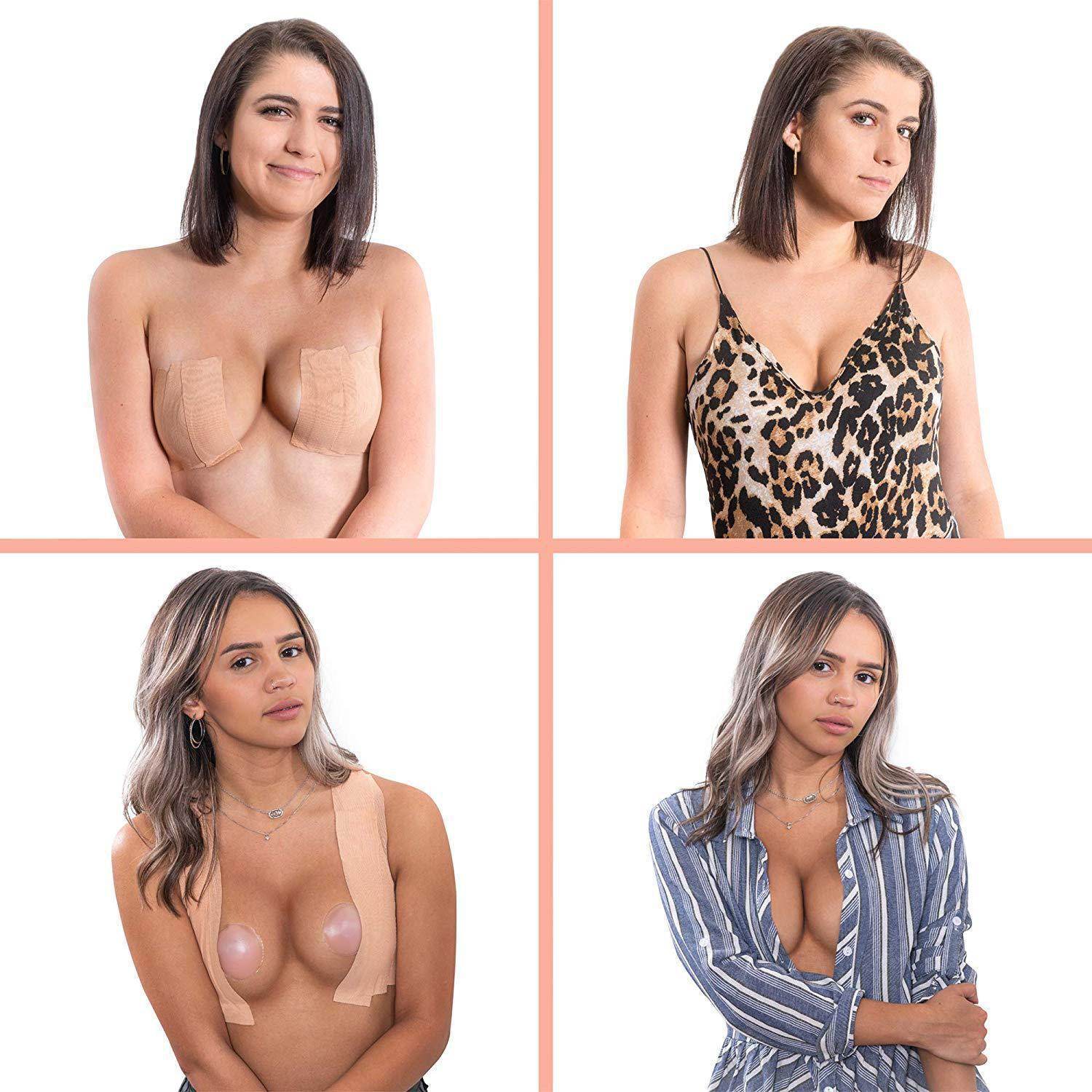 Cloth Tape Bra Boobtape Bra Can Be Cut Nipple Invisible Bra - Mubimart
