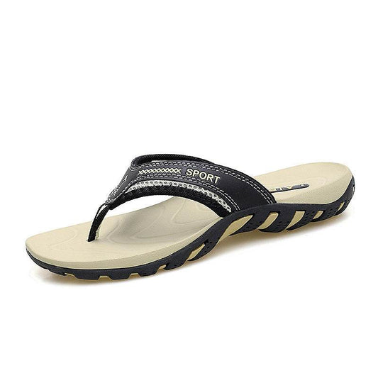 Flip Flops Men's Beach Slippers Flip-flops Indoor Fashion - Mubimart