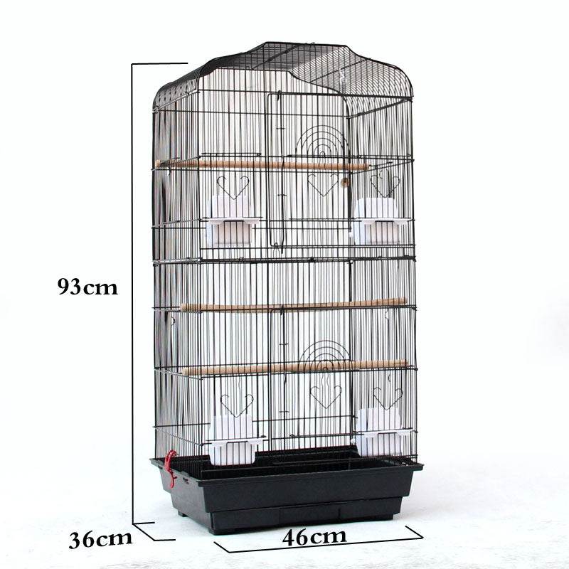Portable Pet Display Cage Wire Bird Cage Parrot Cage - Mubimart