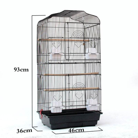 Portable Pet Display Cage Wire Bird Cage Parrot Cage - Mubimart