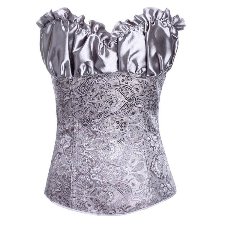 Women's Cashew Flower Pattern Shapewear - Mubimart