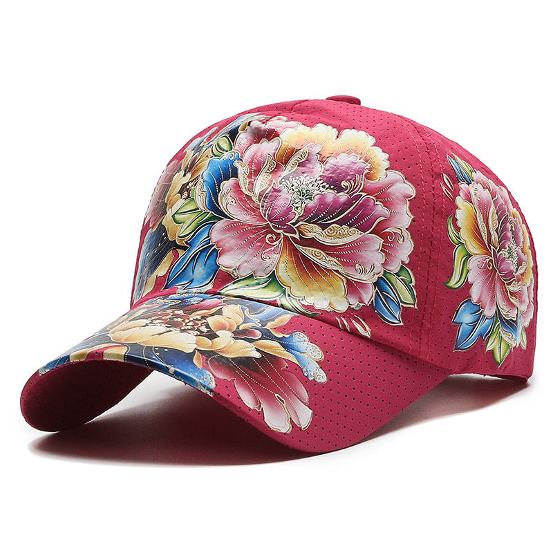 Hat Printing Men's And Women's Same Style Baseball Cap Sun Hat Peaked Cap