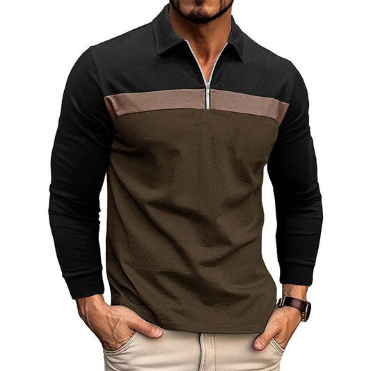 New Polo Collar Polo Men's T-shirt - Mubimart