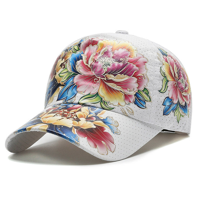 Hat Printing Men's And Women's Same Style Baseball Cap Sun Hat Peaked Cap