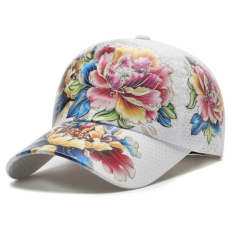 Hat Printing Men's And Women's Same Style Baseball Cap Sun Hat Peaked Cap - Mubimart