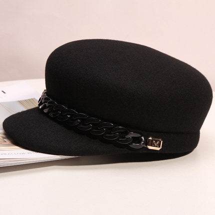 Hats Women's High-end Wool Cloth Retro - Mubimart