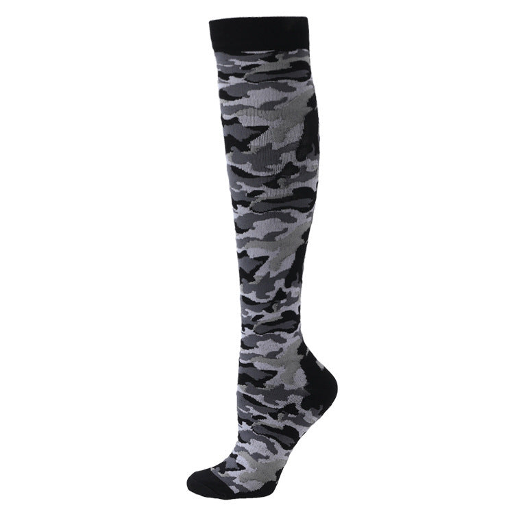 Sports Compression Socks Pattern Stretch Stockings - Mubimart -  