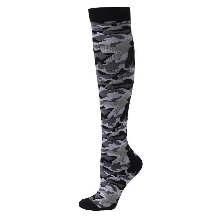 Sports Compression Socks Pattern Stretch Stockings - Mubimart