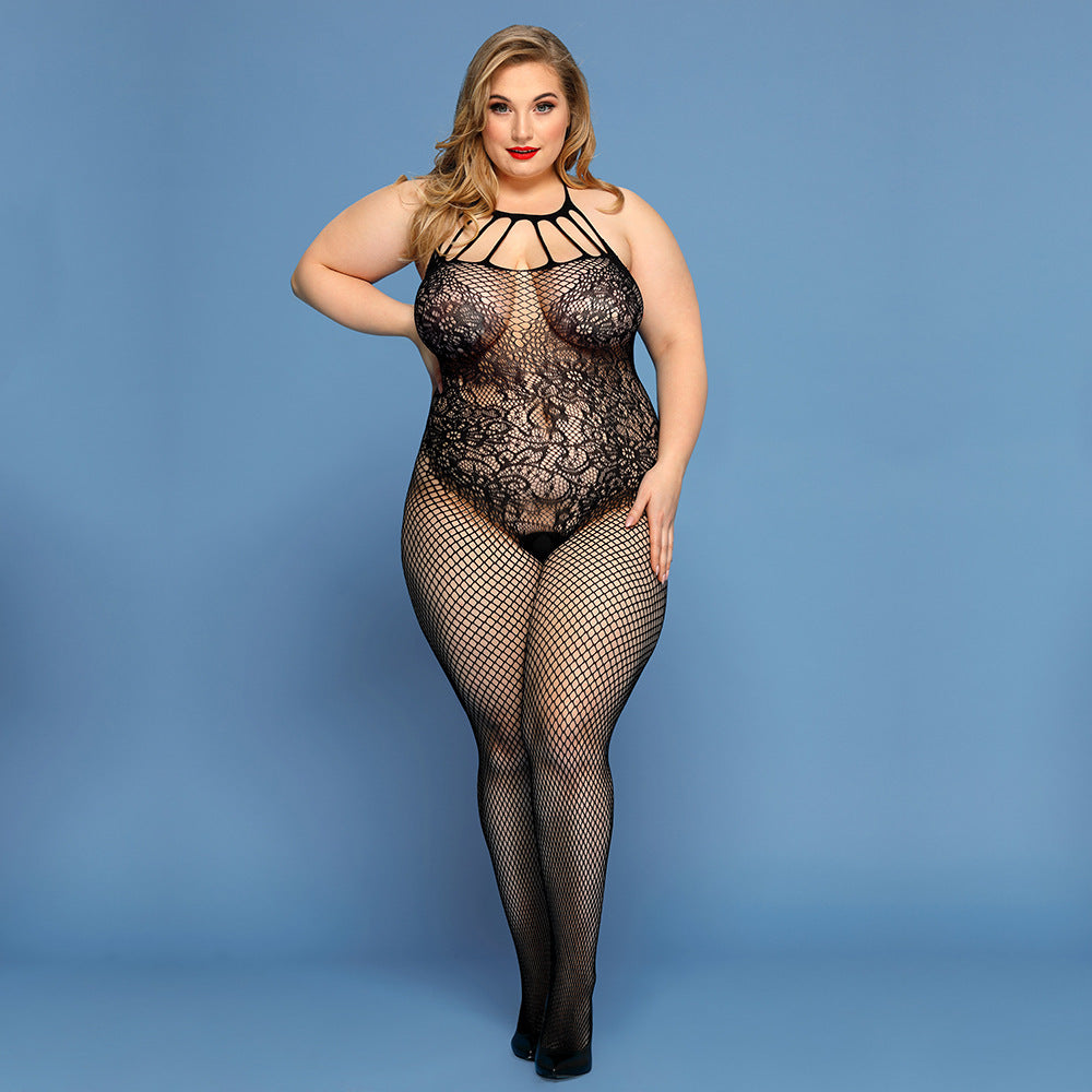 Sexy Net Clothes Plus Size Sexy Lingerie Black - Mubimart -  