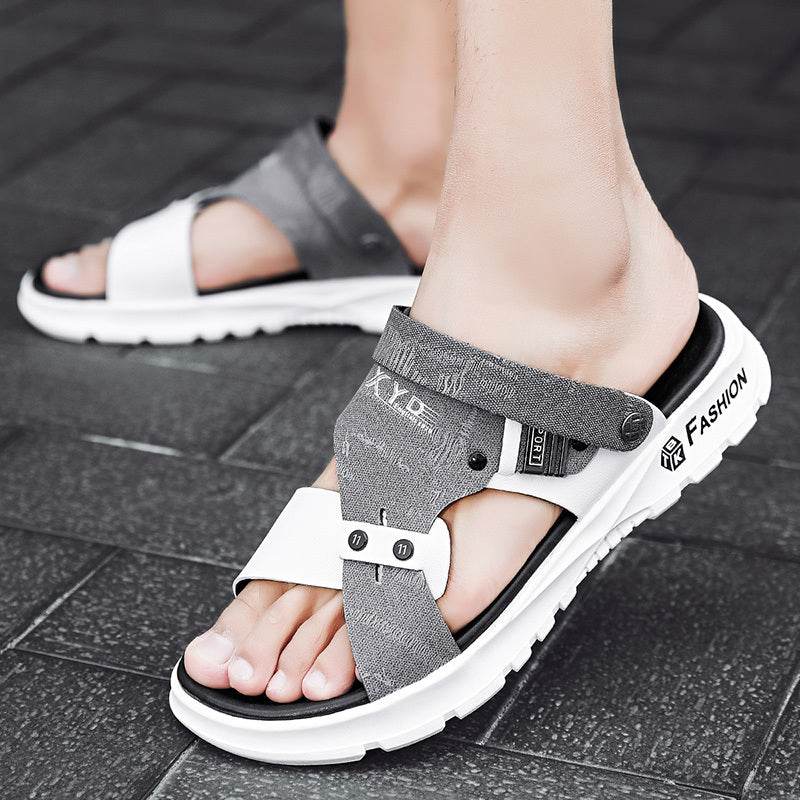 Waterproof Leather Sandals For Men - Mubimart