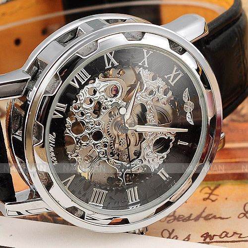 Hollow Mechanical Watch Men's And Women's Watches Foreign Trade Mechanical Watches - Mubimart