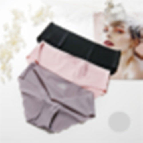 Women Ultra-thin Underwear Seamless Panties Low-Rise Briefs - Mubimart -  