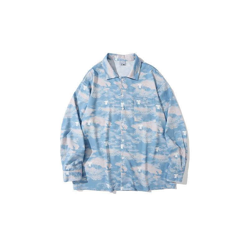 Long-sleeved Shirt Couple Autumn And Winter Shirt Jacket - Mubimart