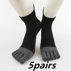 Cotton Toe Socks Men Boy To Protect Ankle Socks - Mubimart -  