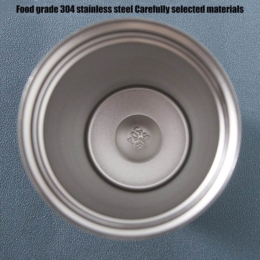 510ML Leakproof Insulated Thermal Travel Stainless Steel Coffee Mug Cup Flask - Mubimart