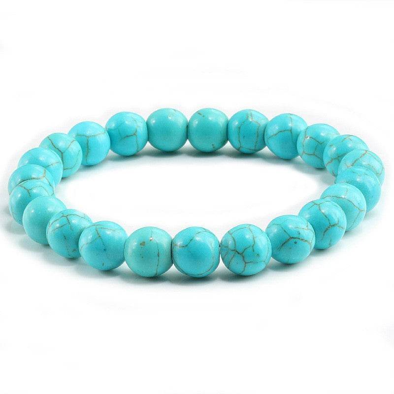 Natural Stone Beads Bracelet Men - Mubimart