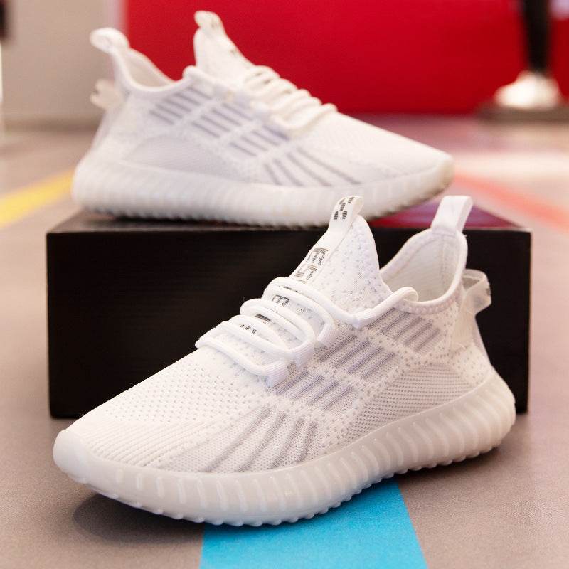 Breathable Flying Fabric Sports Shoes For Men - Mubimart