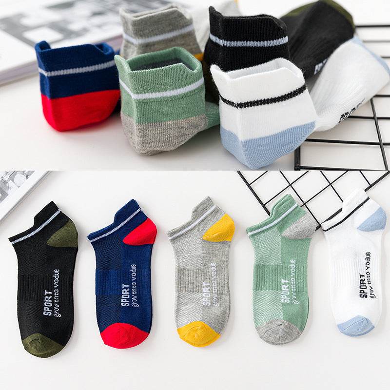 Socks Men's Boat Socks Low Top Invisible Socks Socks Summer Thin Men's Socks - Mubimart