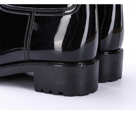 High Tube Rivet Rain Boots Adult Non-slip - Mubimart