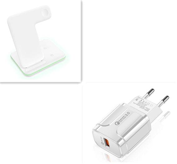 Compatible With Three-in-one Bracket Wireless Charger Mobile Phone Wireless Charger - Mubimart