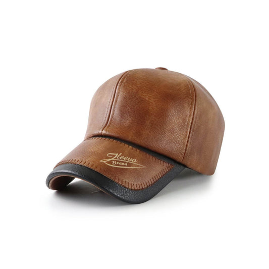 PU Washed Baseball Cap Hat - Mubimart