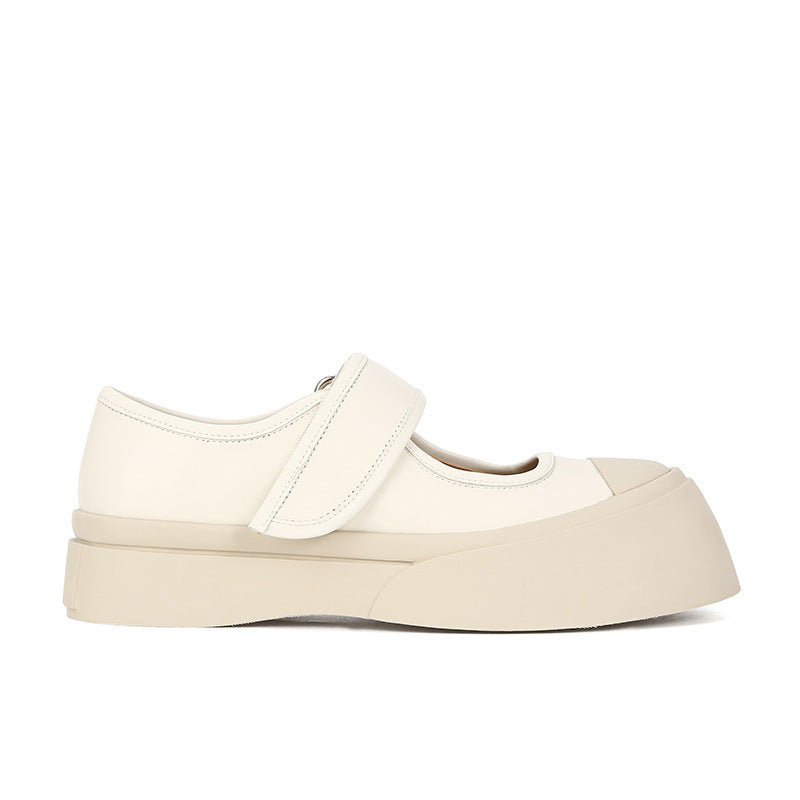 Velcro Platform Mary Jane Shoes Women