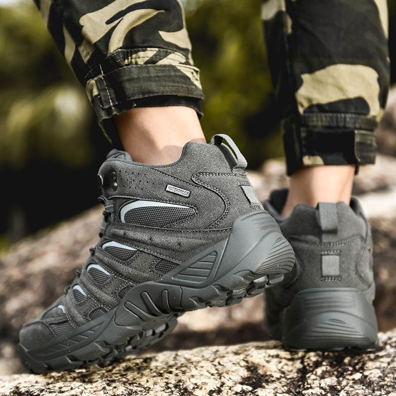 Outdoor High-top Hiking Male Martin Boots - Mubimart
