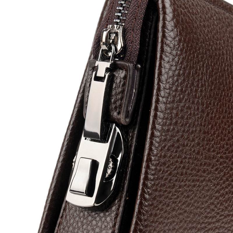 Men's Business Casual Clutch New Soft Leather Clutch - Mubimart