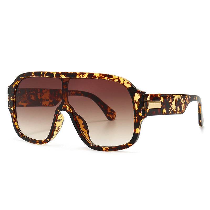 Men'S Oversized Frame Sunglasses And Women'S One-Piece Sunglasses - Mubimart