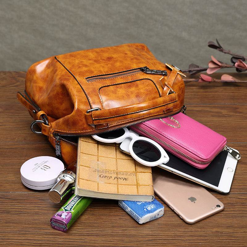 Retro Style Women's Bag Women Hand-carrying Crossbody Bag - Mubimart
