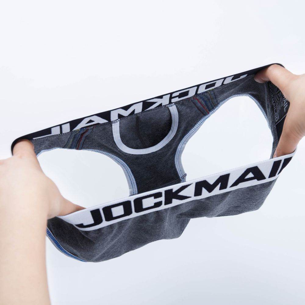 Men Underwear Briefs U Convex Big Pouch Jockstrap - Mubimart