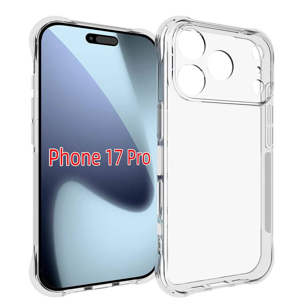 Transparent TPU Four-corner Drop-resistant Phone Case - Mubimart