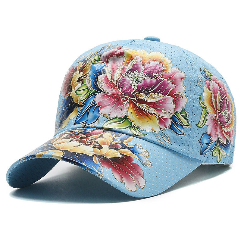 Hat Printing Men's And Women's Same Style Baseball Cap Sun Hat Peaked Cap