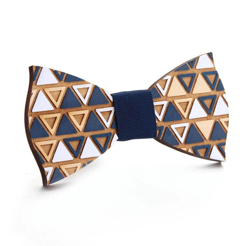 Hand-painted Puzzle Bow Tie Bow Tie Color Hand-painted - Mubimart