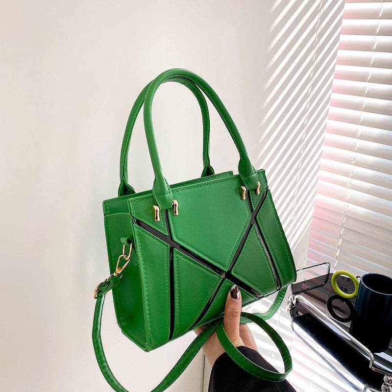 Large Capacity Casual Shoulder Portable Trendy Women Classy Tote Bag - Mubimart