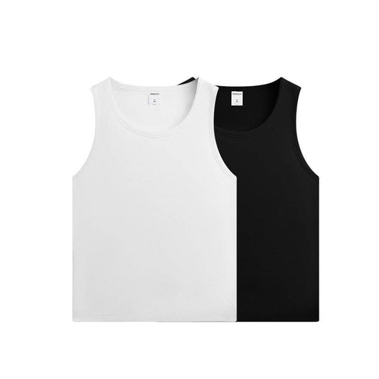 Rap Vest Heavy Thick Thread American West Coast Tight Training Sports Undershirt - Mubimart