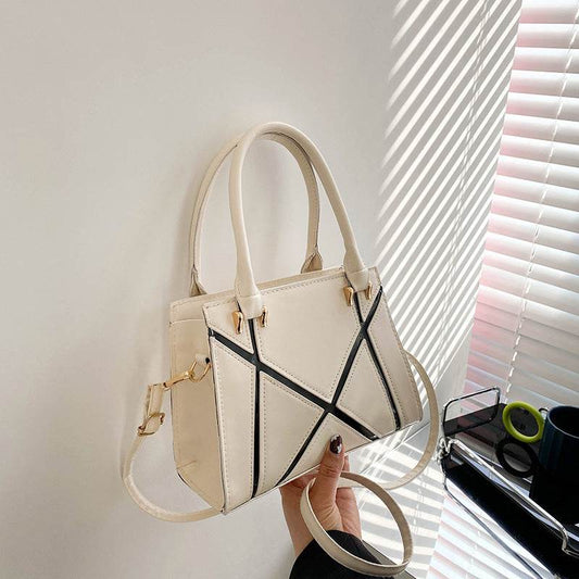 Large Capacity Casual Shoulder Portable Trendy Women Classy Tote Bag - Mubimart