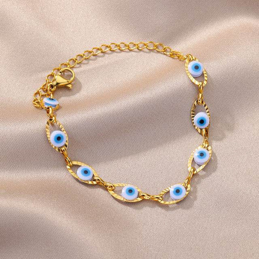 Enamelled Lucky Beaded Bracelet Prayer Jewelry For Women - Mubimart
